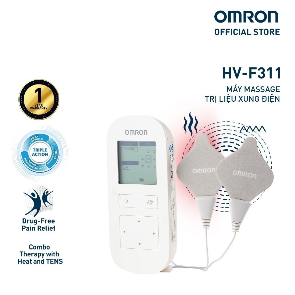 Máy Xung Điện Trị Liệu Kết Hợp Nhiệt OMRON HV-F311