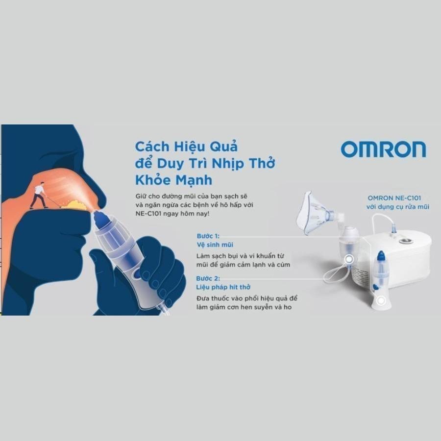 Ảnh Dụng cụ rửa mũi sử dụng cho máy xông khí dung NE-C101 Omron 1