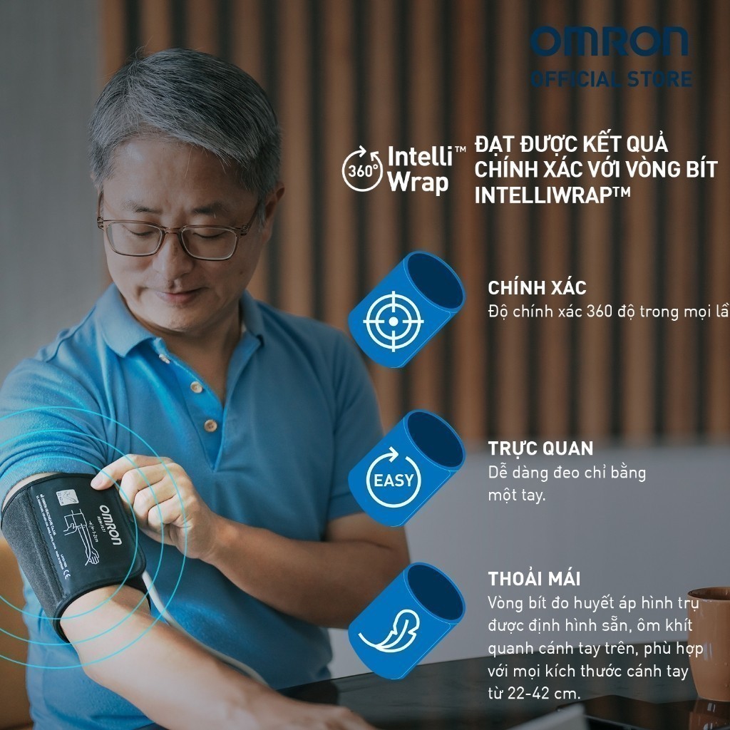 Ảnh Máy đo huyết áp tự động Omron HEM-7600T 4