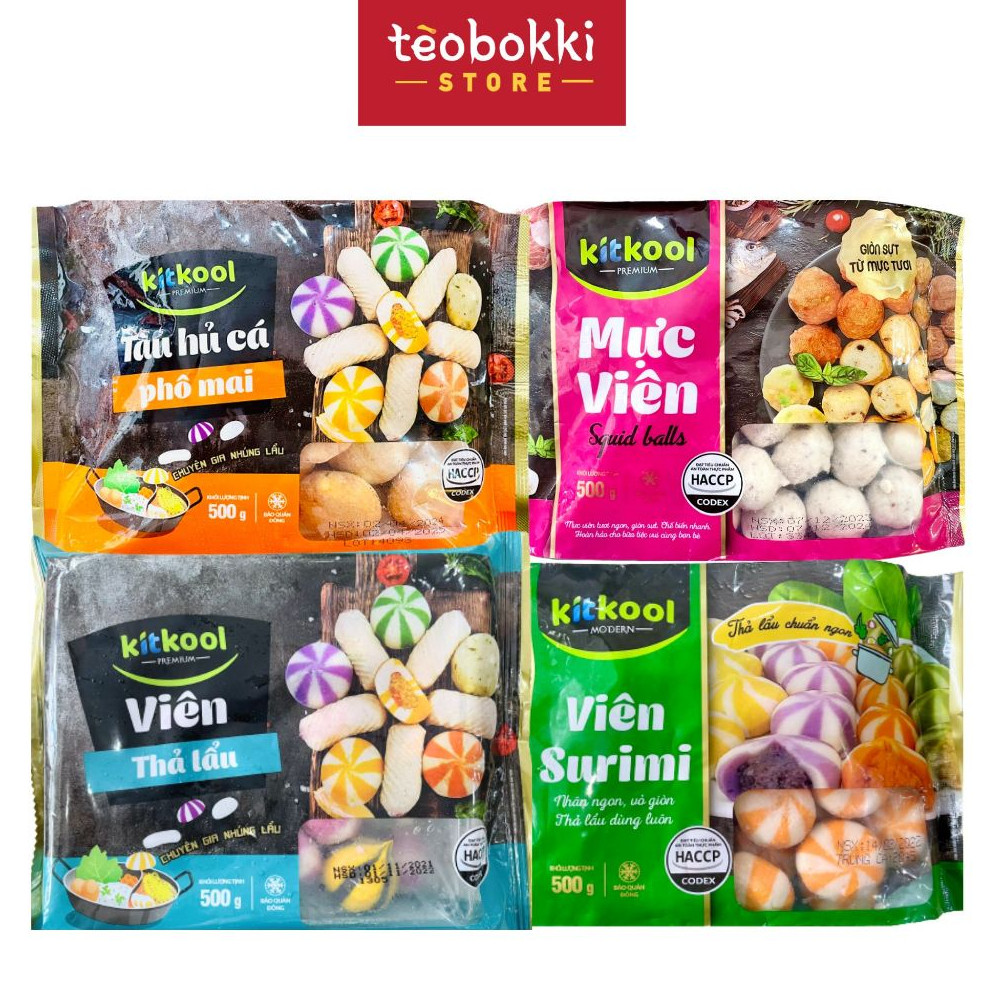 [SHIP HCM] Viên thả lẩu Kitkool 500g | Shopee Việt Nam