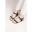 Giày Sandal Nữ Bệt Chất Da Thật Quai Dán Pixie H086