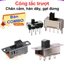 Công tắc trượt, công tắc gạt chân cắm đứng, hàn dây, hàn PCB