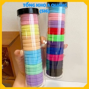 Dây Thun Cột Tóc Mềm Mại Cho Nữ,Dây Buộc Tóc Nữ Xinh Xắn Tiện Lợi - SET 20 DÂY CHUN BUỘC TÓC NHIỀU MÀU DỄ THƯƠ