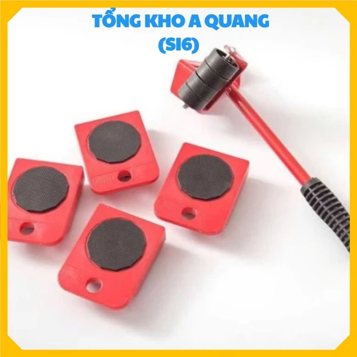 Bánh Xe Chuyển Đồ Nặng Mini Kèm Cán Nâng,Bộ Dụng Cụ Di Chuyển Đồ Đạc Tiện Lợi - DỤNG CỤ DI CHUYỂN VẬT NẶNG GIA ĐÌNH