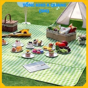 Bạt Trải Cắm Trại Gấp Gọn Tiết Kiệm Không Gian,Thảm Dã Ngoại Picnic Có Họa Tiết - THẢM DU LỊCH CHỐNG THẤM NƯỚC ĐA NĂNG