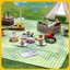 Bạt Trải Cắm Trại Gấp Gọn Tiết Kiệm Không Gian,Thảm Dã Ngoại Picnic Có Họa Tiết - THẢM DU LỊCH CHỐNG THẤM NƯỚC ĐA NĂNG