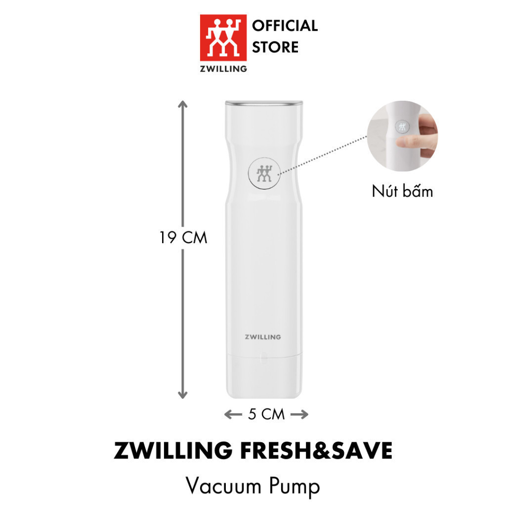 Bộ hút chân không Zwilling 33 món - Fresh & Save bảo quản thực phẩm