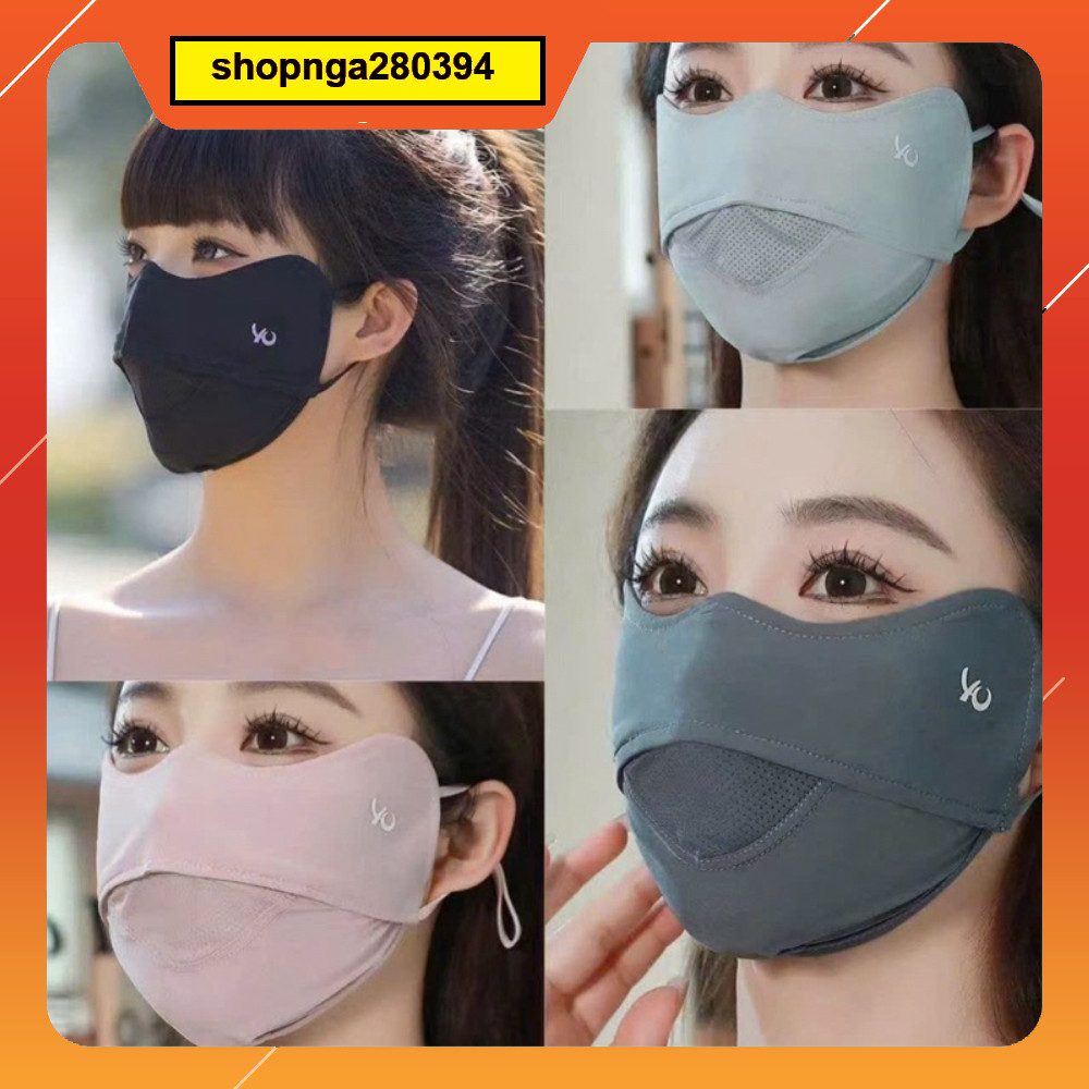 Khẩu Trang Vỏ Bạc YO Chất Liệu Thoáng Khí Chống Nắng Hiệu Quả