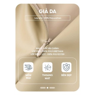 [SALE OFF] Chân váy da nữ YODY dáng dài maxi sang trọng, thanh lịch CVN7180