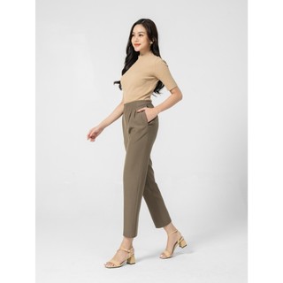 [SALE OFF] Quần âu nữ YODY quần công sở dáng baggy cạp cao sang trọng thoải mái WCTR25S083