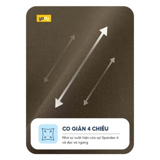 Chân váy nữ YODY lót quần kèm đai sườn CVN7177