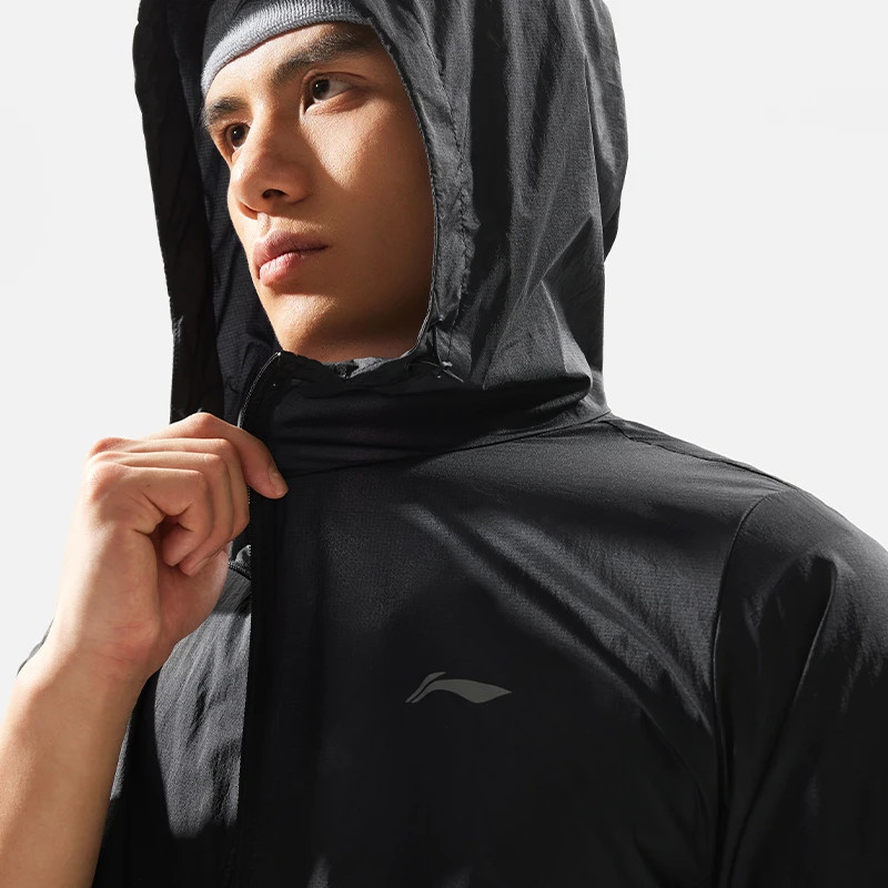 Ảnh Áo Khoác Gió Thể Thao Nam Li-Ning Training Tập Luyện AFDU459-1V 2