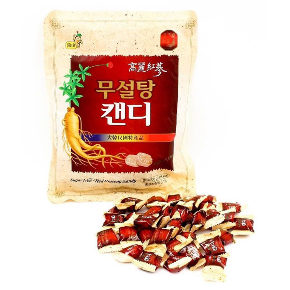 KẸO HỒNG SÂM KHÔNG ĐƯỜNG HÀN QUỐC 500gr