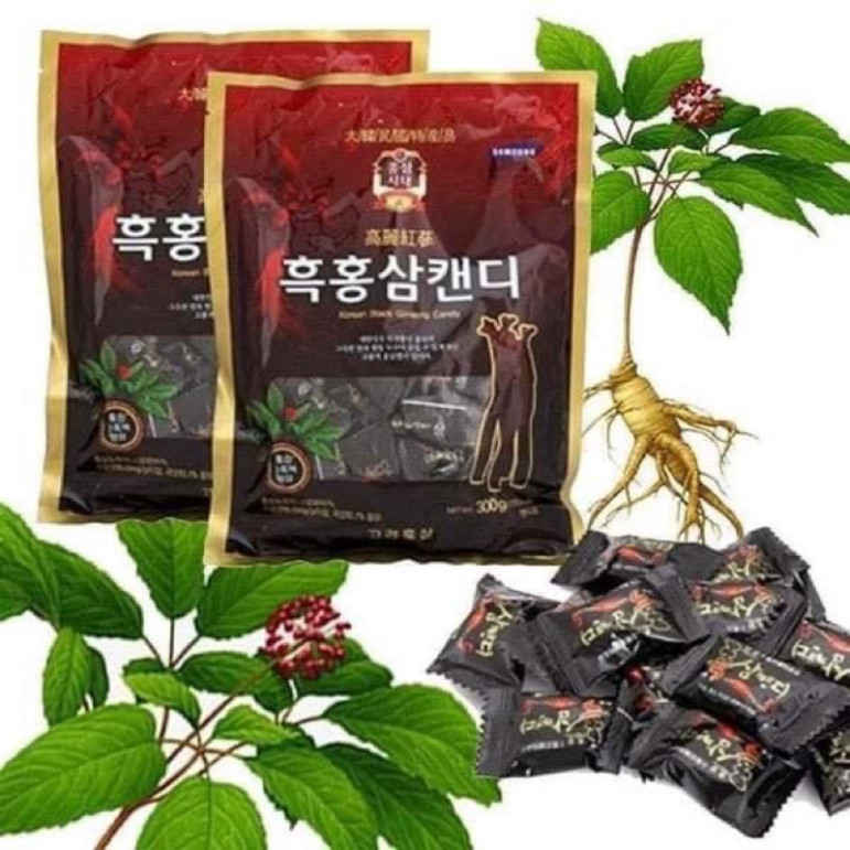 Kẹo hắc sâm vitamin Hàn quốc gói 300g