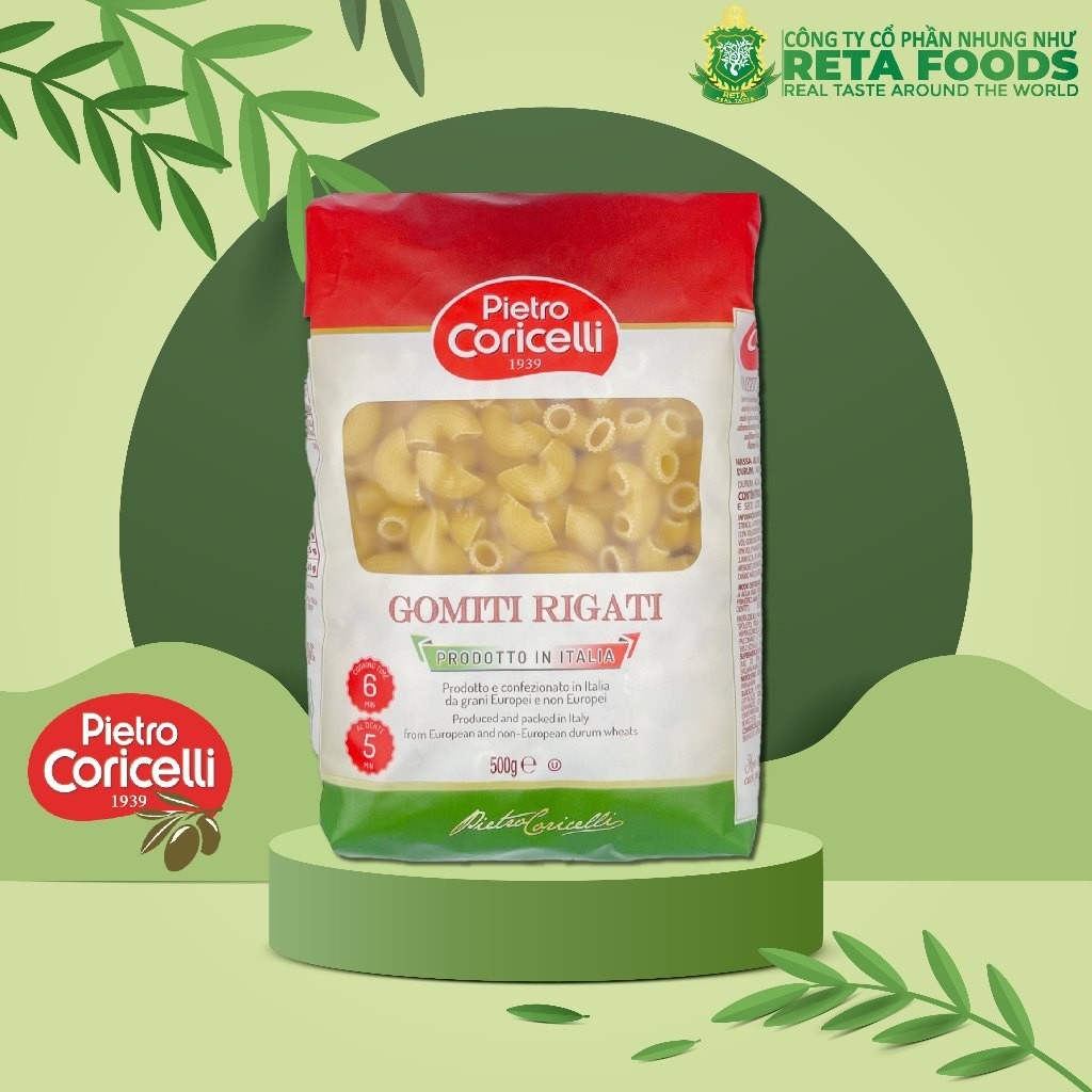 Nui Ý Pietro Coricelli Elbows/Pasta (Nui Con Sò) 500gr