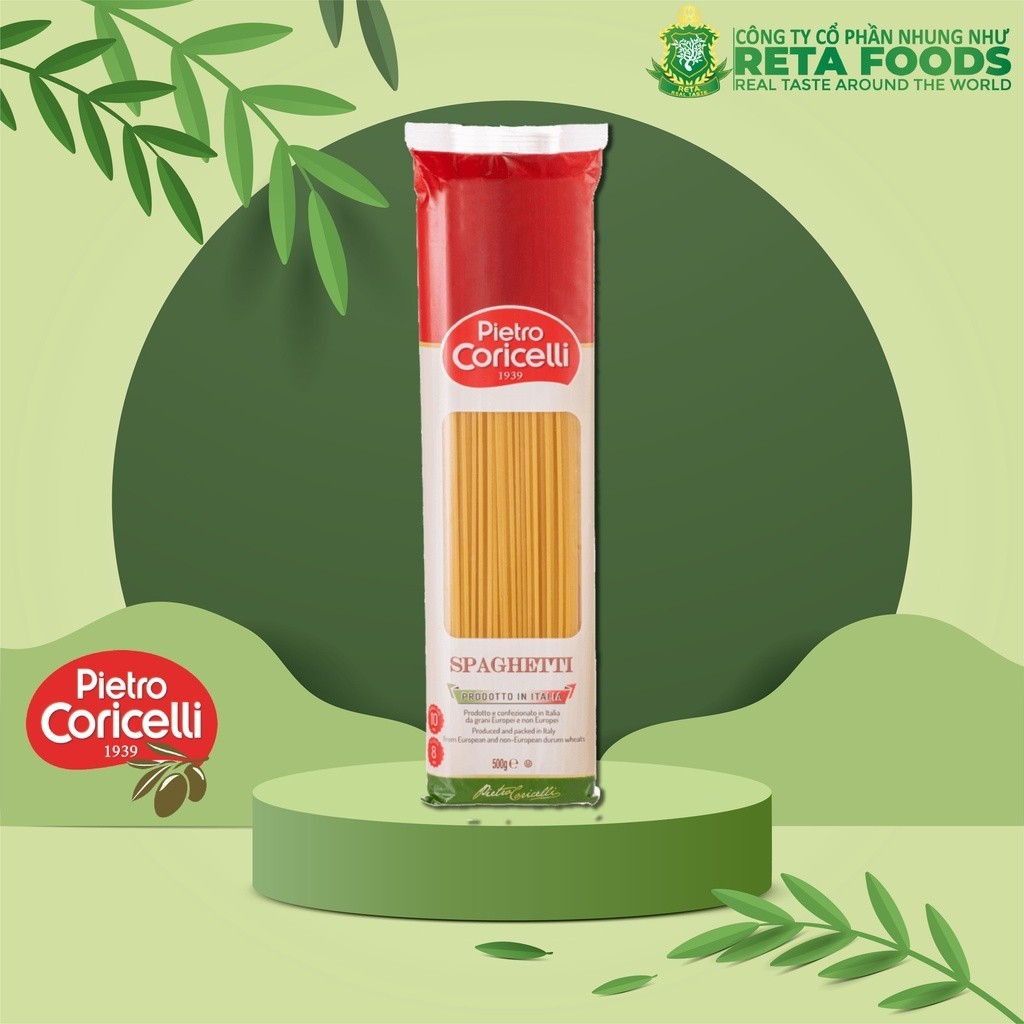 Mì Ý Chính Hãng Pietro Coricelli 500g, Spaghetti (Mì Sợi Tròn)/Linguine (Mì Sợi Dẹt)