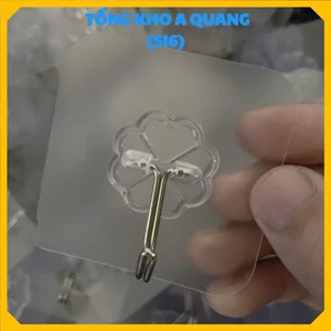 Móc dán tường trong suốt siêu chắc – Giải pháp treo đồ tiện lợi