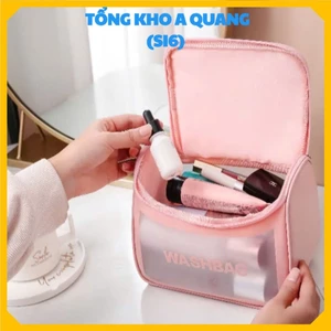 Túi Washbag Tiện Lợi Chống Thấm Nước,Túi Đựng Đồ Trong Suốt Washbag Có Nắp - TÚI ĐỰNG MỸ PHẨM DU LỊCH TRONG SUỐT