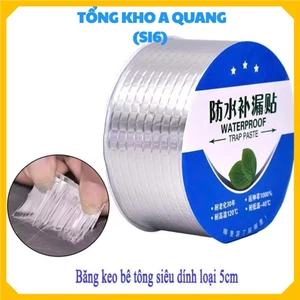 Băng Keo Chống Thấm 5m,Miếng Dán Chống Thấm Nước Hiệu Quả - BĂNG DÍNH CHỐNG DỘT ĐA NĂNG CHO MÁI TÔN VÀ ỐNG NƯỚC
