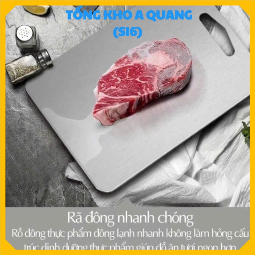 Thớt Inox 304 Vệ Sinh Nhanh Chống Bám Bẩn,Thớt Kháng Khuẩn Tiện Lợi 20x29cm - THỚT INOX CAO CẤP CHỐNG MÙI KHÁNG KHUẨN