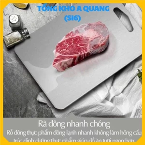 Thớt Inox 304 Vệ Sinh Nhanh Chống Bám Bẩn,Thớt Kháng Khuẩn Tiện Lợi 20x29cm - THỚT INOX CAO CẤP CHỐNG MÙI KHÁNG KHUẨN