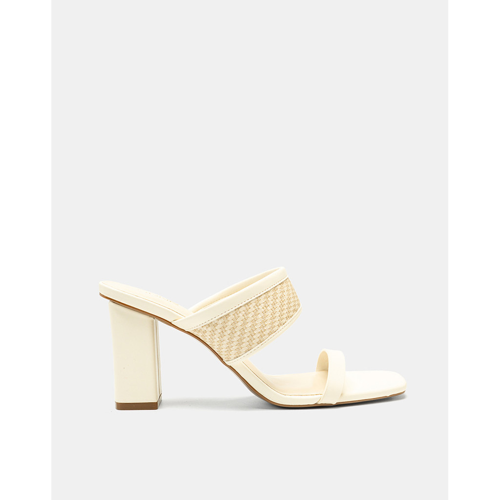 Giày Sandal Nữ 9cm Thời Trang JUNO Phối Quai Họa Tiết SD09133