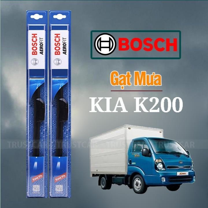 Gạt mưa xe tải KIA K200 chất liệu silicon lưỡi cao su mềm cho khả năng gạt mưa êm ái, sạch sẽ, độ bền cao