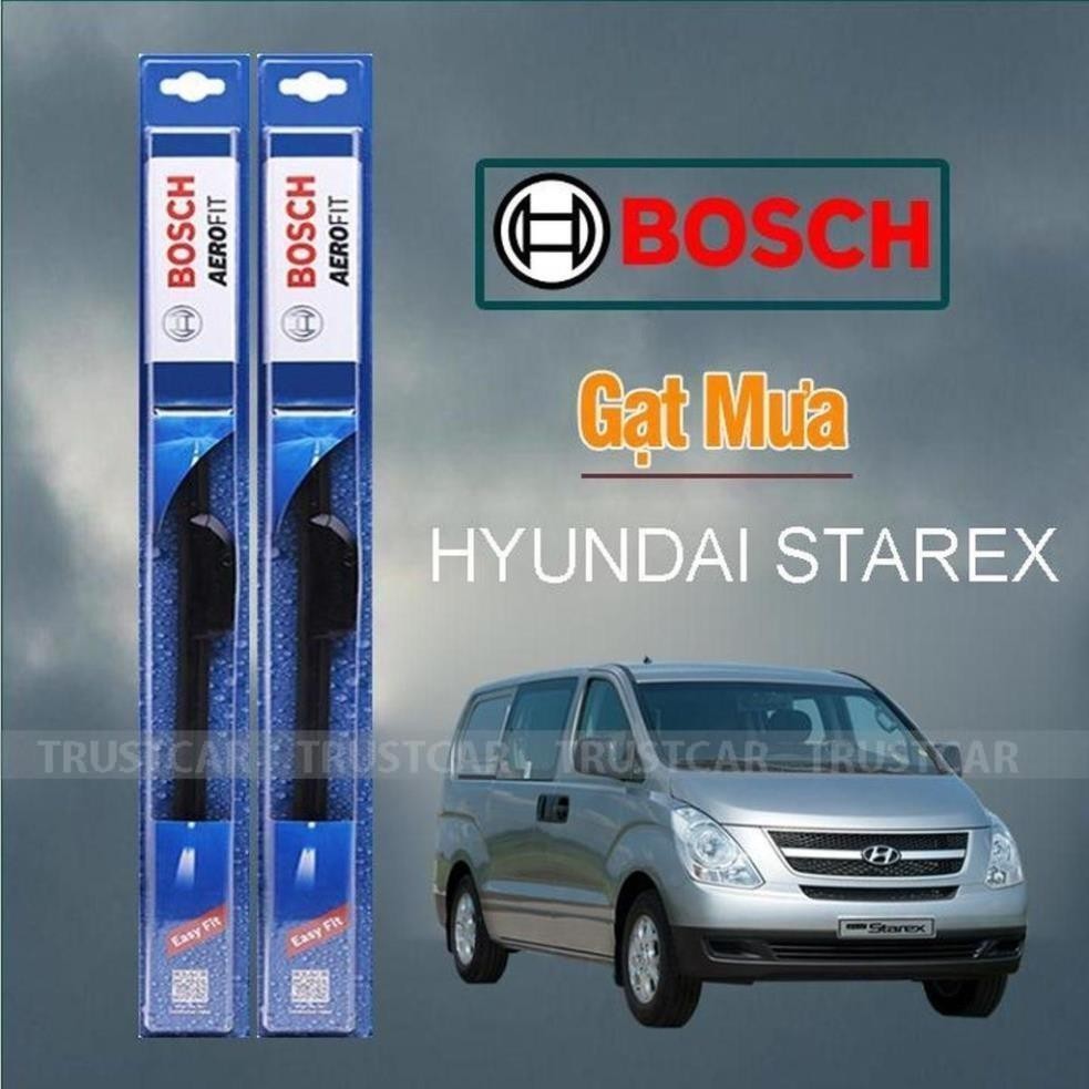 Gạt mưa  HYUNDAI STAREX 2008-2023 hãng Bosch  Size 50cm / 60cm Combo Đầy Đủ Cho Xe .