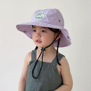Mũ Cao bồi vành rộng mùa hè thoáng khí phong cách Hàn Quốc, Mũ che nắng thêu chữ ngọt ngào cho bé 005🌸🌸🌸