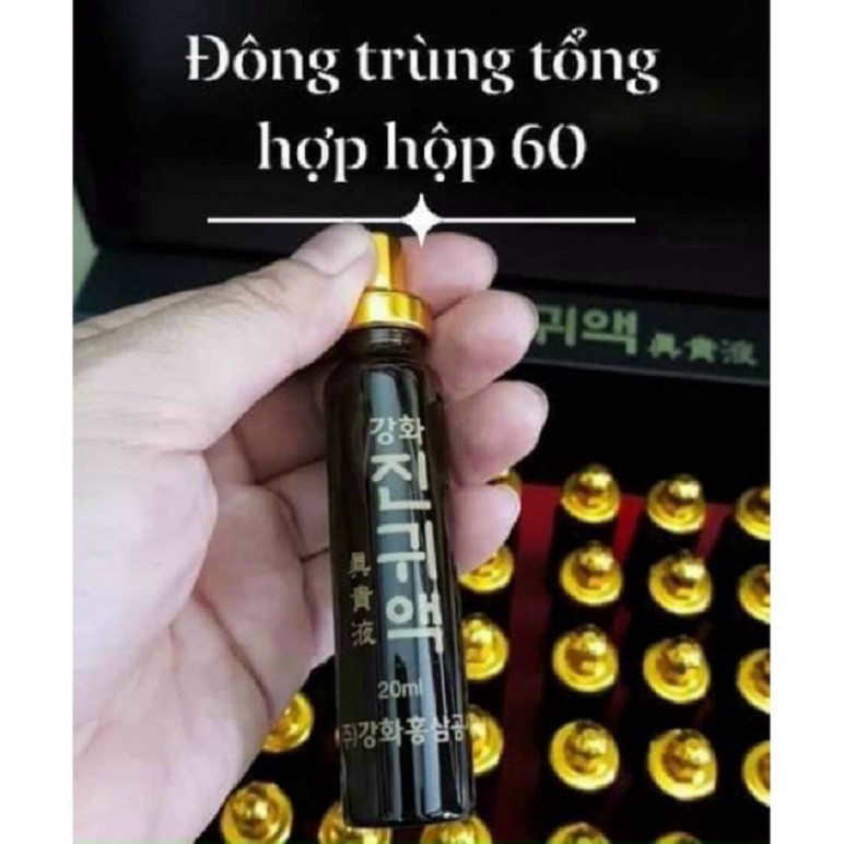 [ Chính Hãng ] Tinh Chất Đông Trùng Hạ Thảo Kanghwa Hàn Quốc, Hộp Gỗ 60 Ống * 20ml