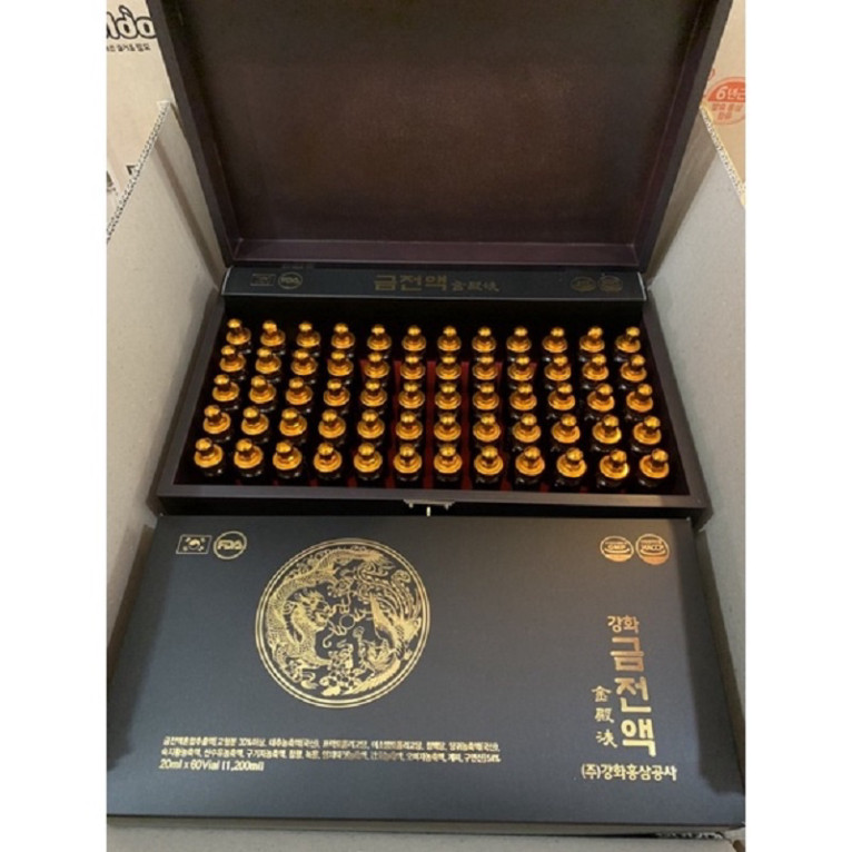 [ Chính Hãng ] Tinh Chất Đông Trùng Hạ Thảo Kanghwa Hàn Quốc, Hộp Gỗ 60 Ống * 20ml