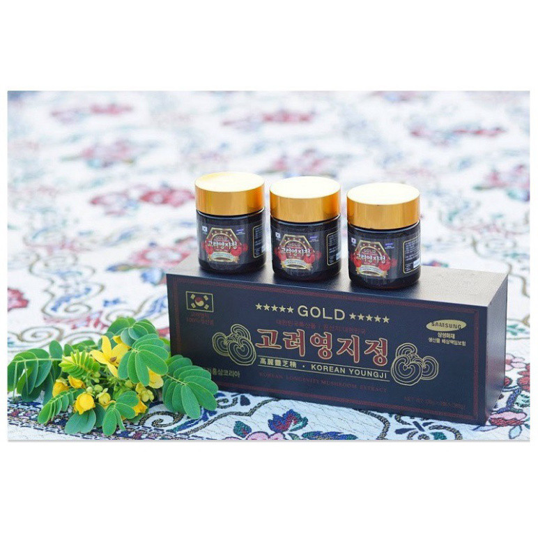 [ Chính Hãng ] Cao Linh Chi Youngji Hàn Quốc, Hộp Đen 3 Lọ * 120gr