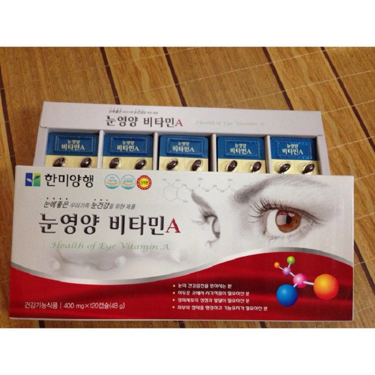 [ Chính Hãng ] Viên Uống Bổ Mắt Hanmi Hàn Quốc, Hộp 120 Viên