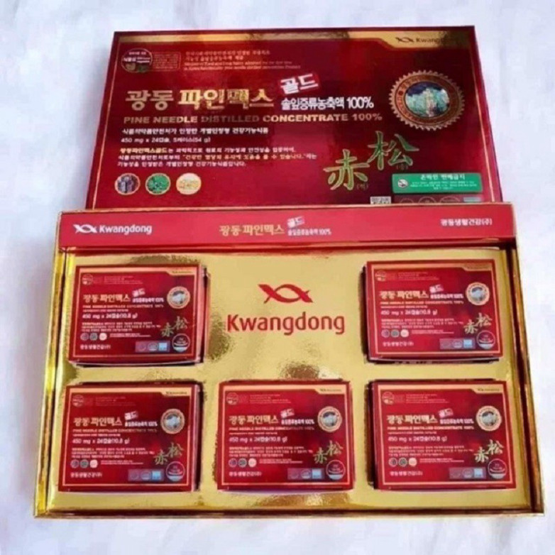 [ Chính Hãng ] Tinh Dầu Thông Đỏ Kwangdong Hàn Quốc, Hộp 120 Viên
