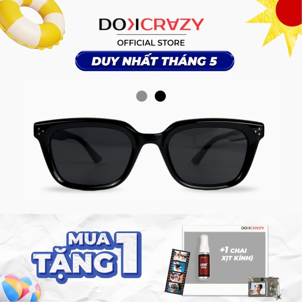 Ảnh Kính mát thời trang DOKCRAZY BILLY Streetwear Hot Trend độc đáo chất liệu cao cấp, Unisex, UV400 1