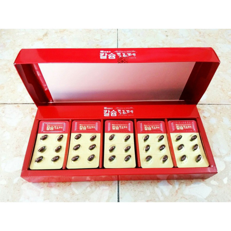 [ Hàng Chuẩn ] Viên Uống Bổ Sung Canxi Hanmi Hàn Quốc, Hộp Đỏ 120 Viên