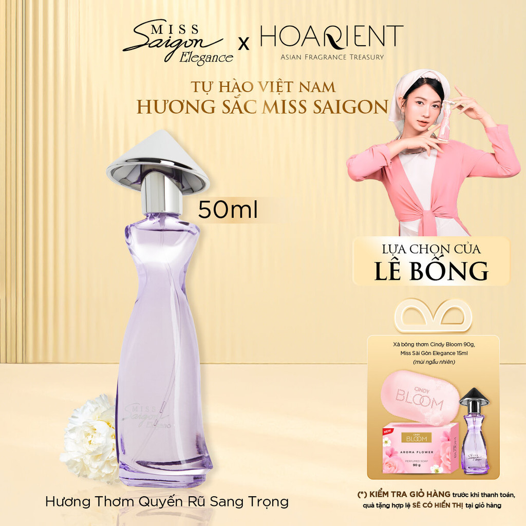 Ảnh Nước Hoa nữ Miss Saigon Elegance Amethyst 50ml - Hương Quyến Rũ 1