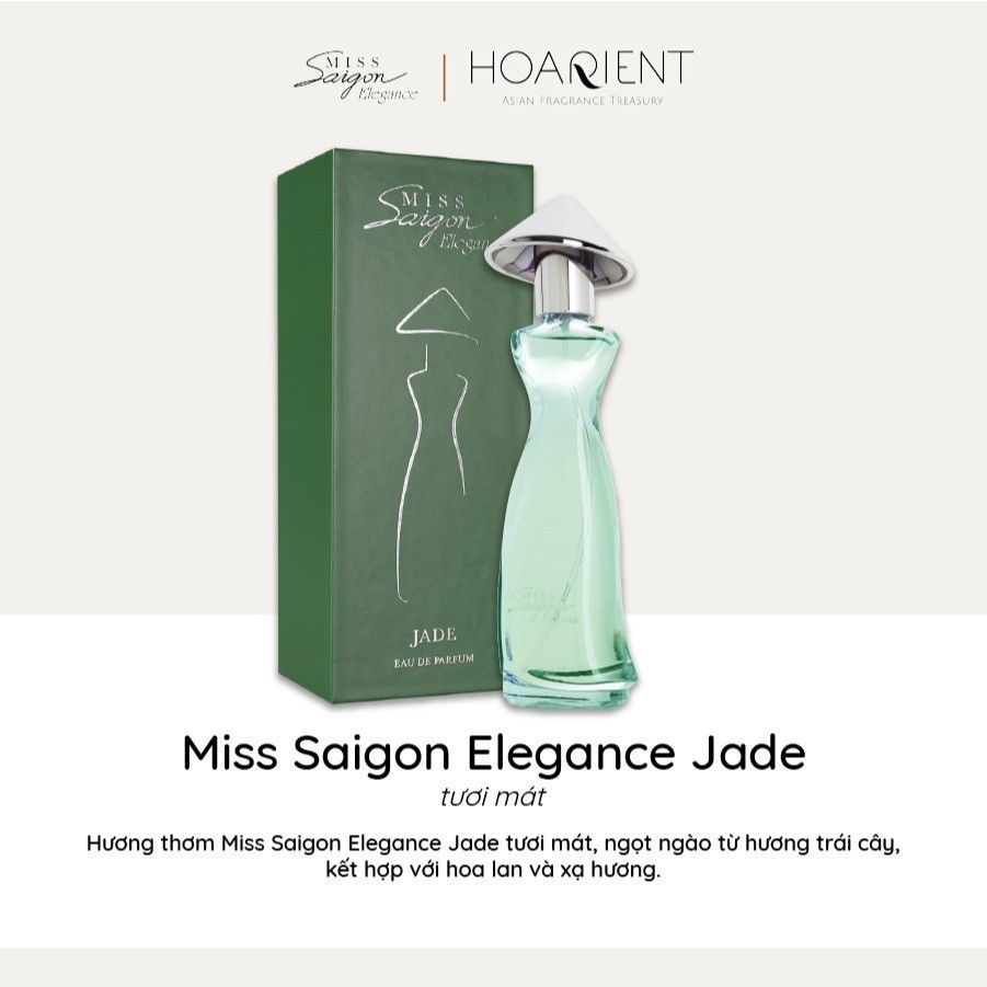 Ảnh Nước hoa nữ Miss Saigon Elegance Jade 50ml - Hương Tươi Mát 3