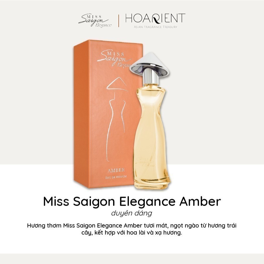 Ảnh Nước hoa nữ Miss Saigon Elegance Amber 50ml - Hương Duyên Dáng 3