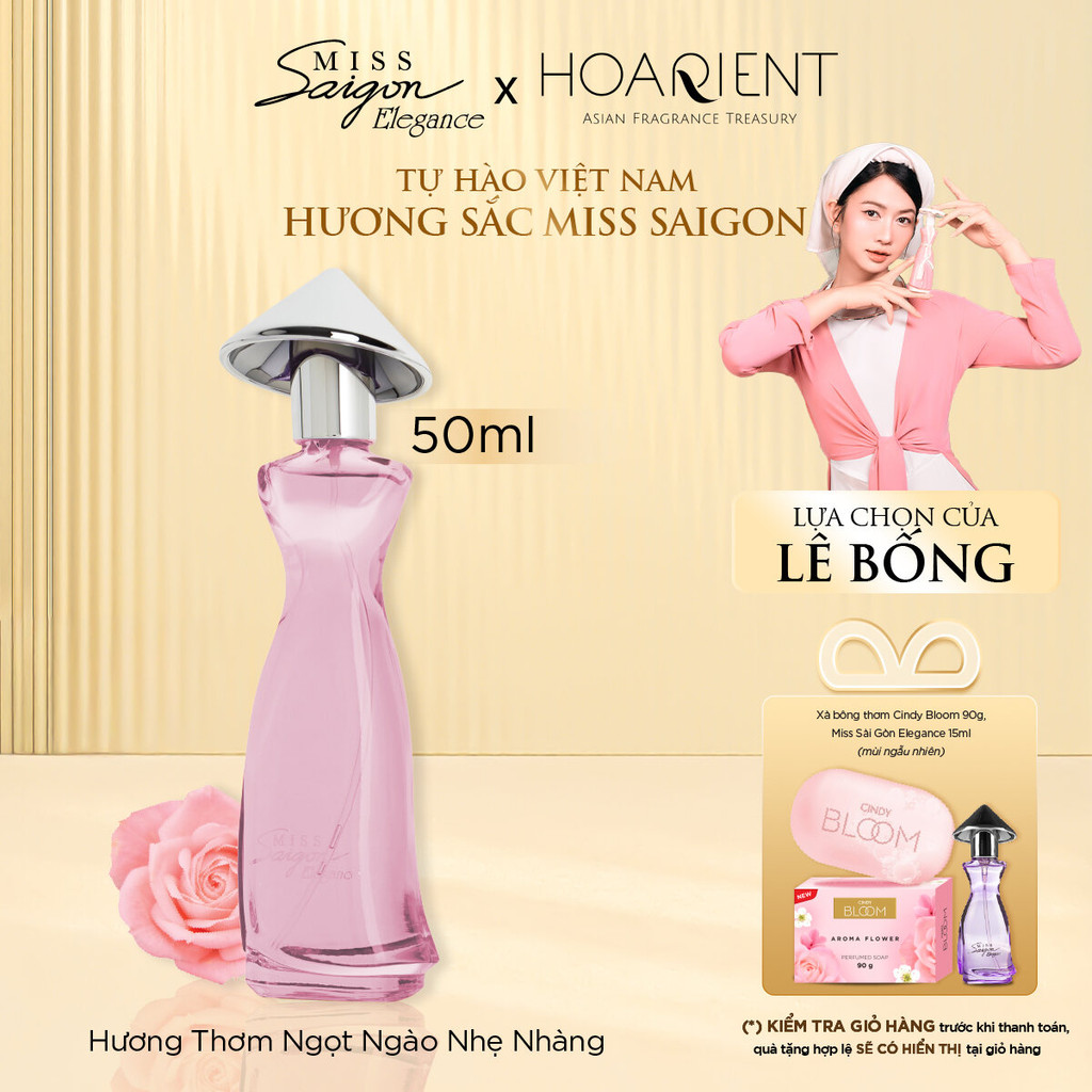 Ảnh Nước hoa nữ Miss Saigon Elegance Ruby 50ml - Hương Ngọt Ngào 1