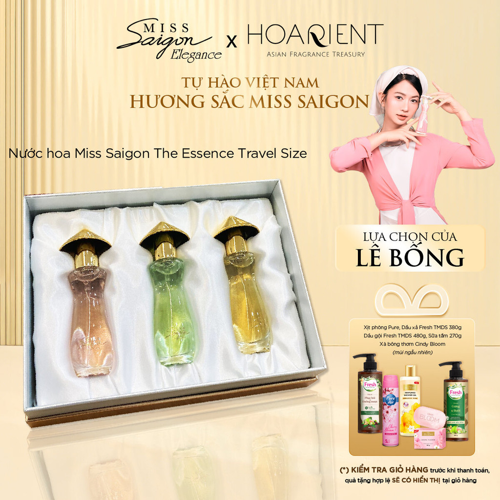 Ảnh Bộ sưu tập nước hoa Miss Saigon The Essencce 15mlx3 chai 1