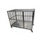Chuồng chó mèo, thú cưng inox 40x60cm có bánh xe cửa chốt gài và khay lót chắc chắn