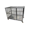 Chuồng chó mèo, thú cưng inox 40x60cm có bánh xe cửa chốt gài và khay lót chắc chắn