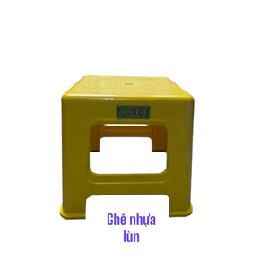 Ghế nhựa thấp – Ghế nhựa đẩu lùn, chắc chắn, ghế ngồi gia đình, quán ăn bền đẹp