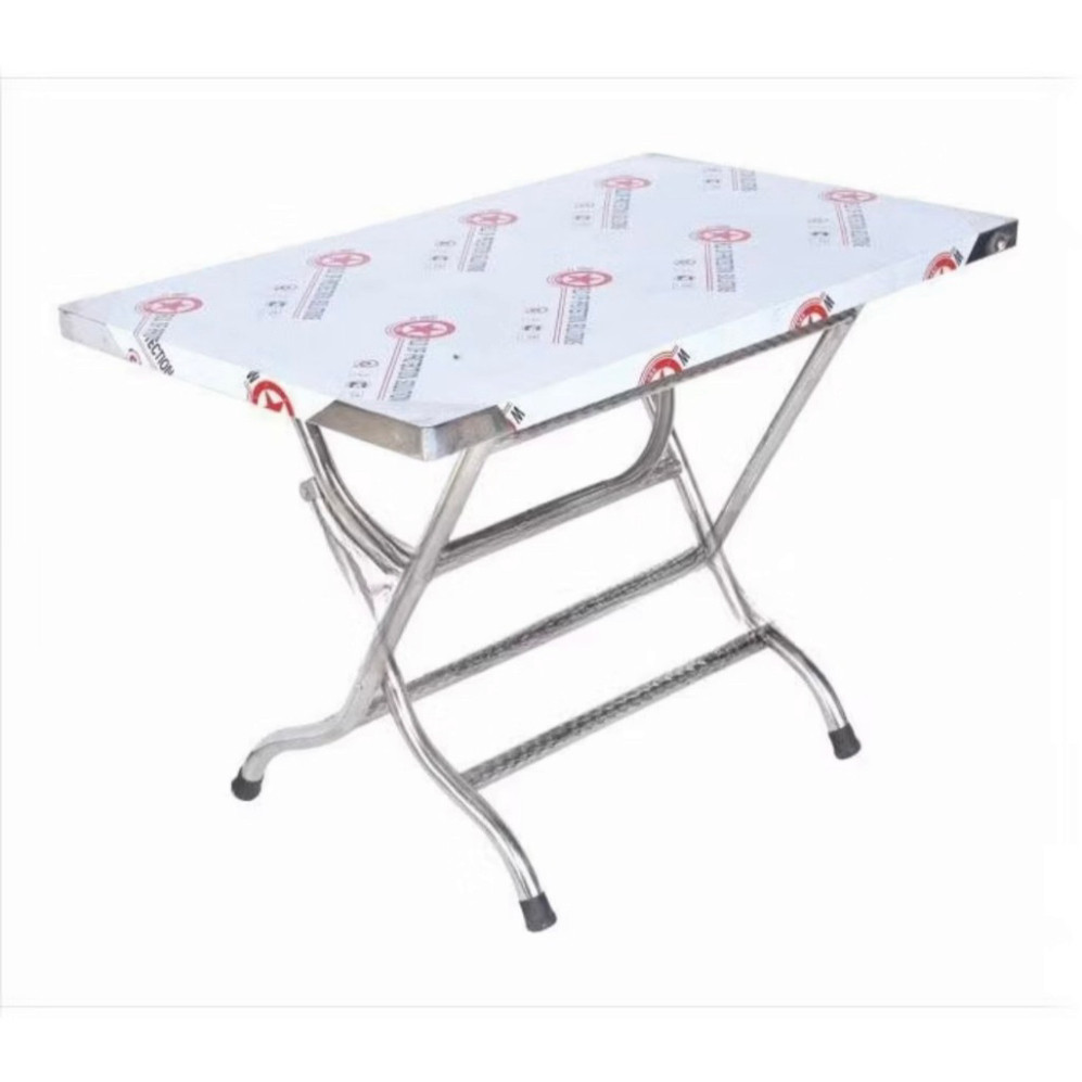 🔥 BÀN INOX CHỮ NHẬT GẤP GỌN – TIỆN LỢI, BỀN ĐẸP 🔥ship hỏa tốc