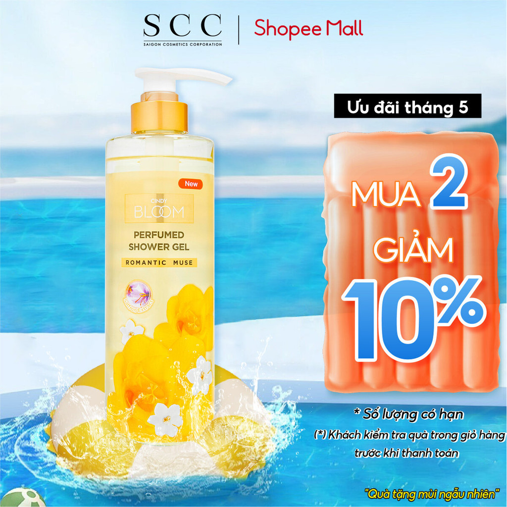 Ảnh Sữa tắm nước hoa Cindy Bloom Romantic Muse hương quyến rũ lãng mạn 640g 1