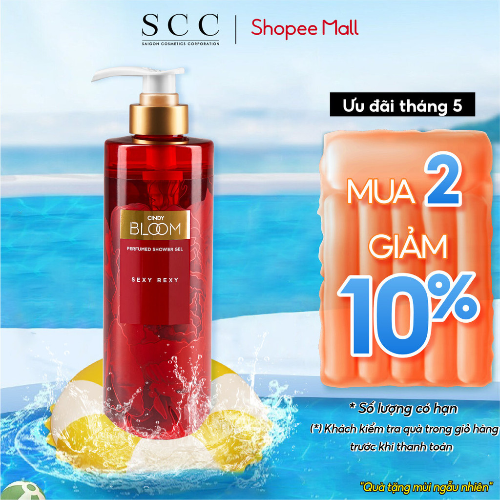 Ảnh Sữa tắm nước hoa Cindy Bloom Sexy Rexy hương gợi cảm quyến rũ 640g 1
