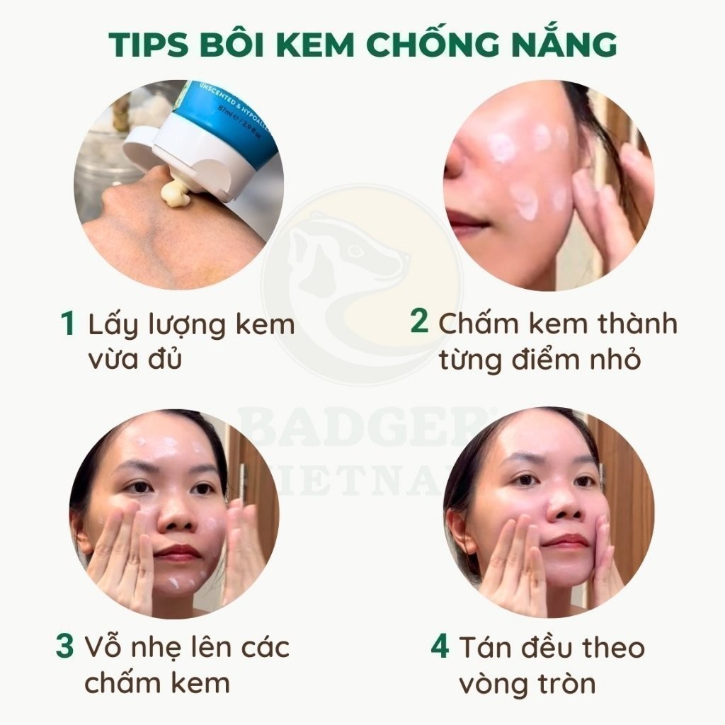 Ảnh Kem chống nắng vật lý cho em bé BADGER SPF 40 Baby sunscreen cho trẻ sơ sinh từ 6 tháng - 87mL 3