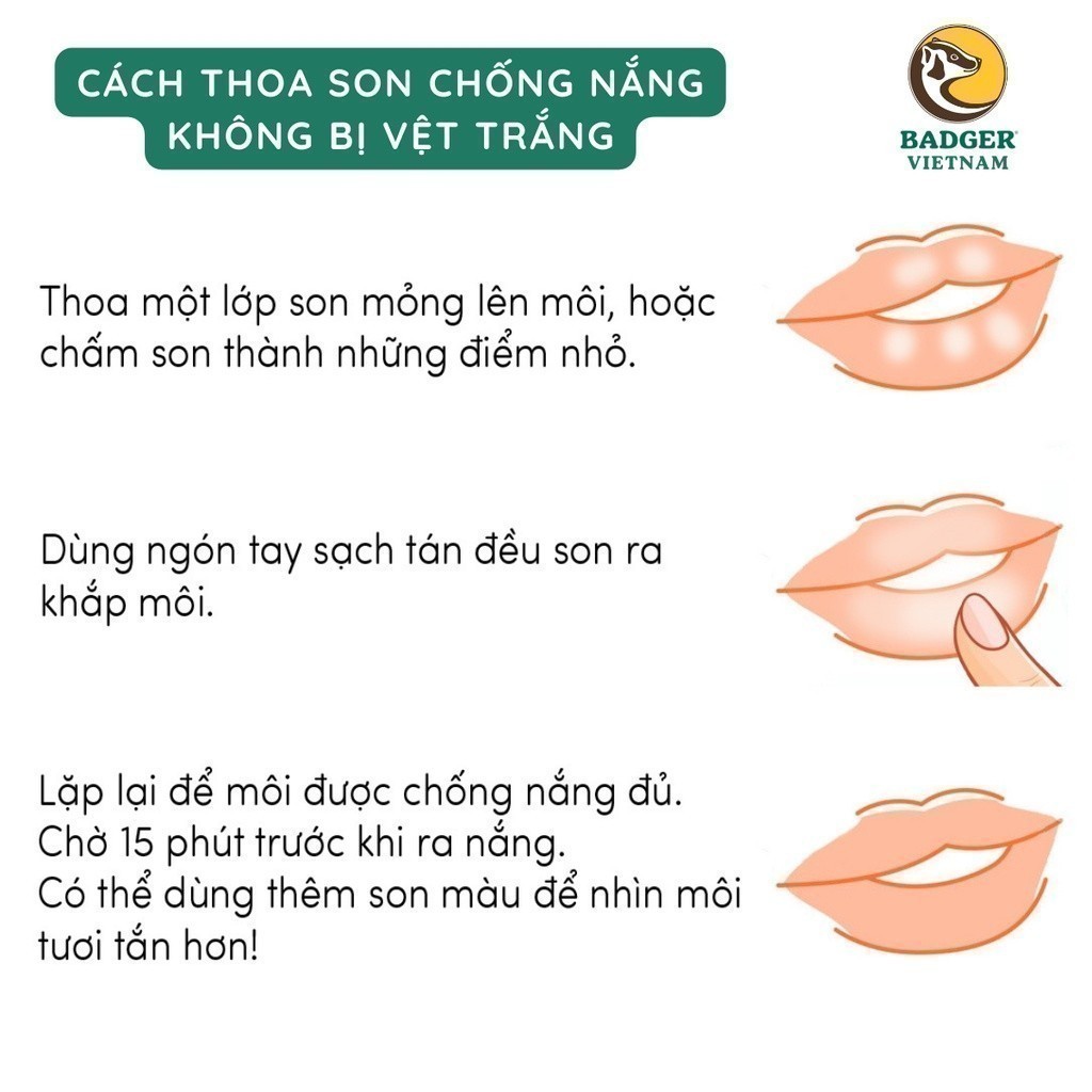 Ảnh Son dưỡng môi BADGER chống nắng SPF 15 – 4.2g 2