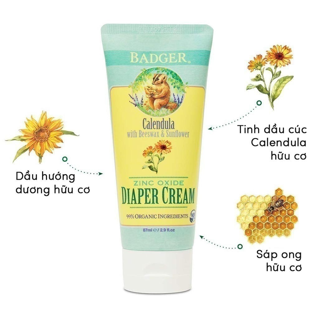 Ảnh Combo chăm sóc da hữu cơ cho bé BADGER Essential Baby Care 2